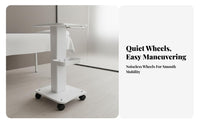Cosmetic Instrument Cart Stable and Long-Lasting Cosmetic Machine Stand Mobile Machine Base Sturdy-Duty Rolling Spa Equipment