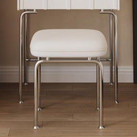 Cushisingled Metal Frame Stool Modern Minimalist Design Vanity Seat Retro Design