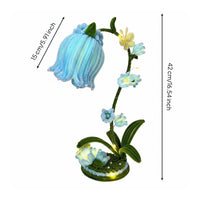 DIY Lily of the Valley Lamp Kit tube Cleaner Floral Luminaire Light House Decoration for Crafters, Girls, Bedroom