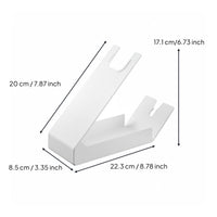 Hair Dryer Stand Space Saving Blow Dryer Holder Stable Base for Vanity, Bathroom