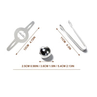Preserves Flavor Espresso Cooling Ball Set No Dilution Espresso Cooling Ball Does Not Dilute Metal Whiskey Stone for Baristas