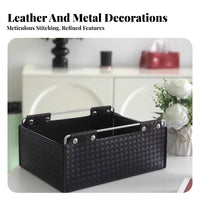 Foldable Valet Tray Multi-Purpose Storage Basket Decorative for Women, Adults