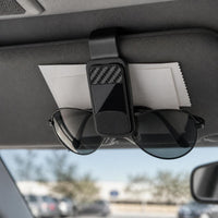 Car Visor Sunglasses Holder Clip with Ticket Card Organizer