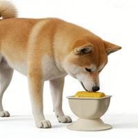 亚马逊猫狗舔食器可拆卸防滑底座带摇摆功能的舔食碗缓解宠物焦虑