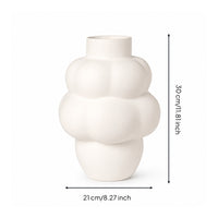 Balloon Vase Smooth Tabletop Vase Compact for Shelf