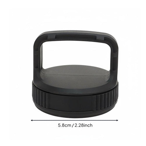 58 Mm Bottle Lid Ribbed Grip Cup Lid with Handle Easy to Clean