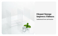 Made in Japan Refrigerator Partition Board Space Saving Adjustable Refrigerator Divider Easy Installation for Meal Preppers, Pantry, Drawers