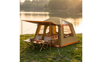 Quick-Inflation Inflatable Tent Stable Inflate Tent with Pump Instant Windproof for Campers, Outdoor