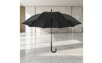 Waterproof Umbrella with J-Handle Water-Repellent Umbrella with J Handle Classic Windproof for Commuters