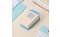 Handheld Postage Stamp Punch Easy to Use Postal Stamp Punch Sturdy Embosser with Square Die Comfortable for Journalers, Scrapbooking, Card Making