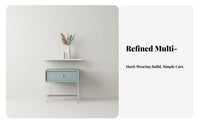 Clear C-Shaped Table Modern design Nightstand Multi-Functional for Entryway