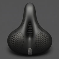 Ventilated Bike Saddle Spring-Supported Padded Bike Saddle Pressure Relieving Comfort