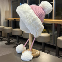 Wooden Head Mannequin for Hat Display, Female Head Model for Jewelry and Wig