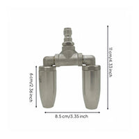 304 Stainless Steel Spray Nozzle Long-Lasting Metal Build for Garden Watering