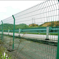 PVC Coated Double-Sided Wire Mesh Fence for Riverbank, Railway, and Mountain Enclosures