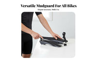 Mountain Bike Mudguard Set Flexible Material Front and Rear Bike Fenders Front and Rear Mudguards High Toughness