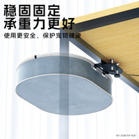 Desktop Cat Bed with Anti-Slip Clip, Suspended Design, Large Space Comfortable Sleeping Pad for Medium Cats