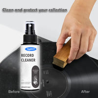 Record Cleaner Care Kit with Cleaning Spray for Phonographs
