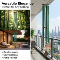 Deep Tone Wind Chimes, 140cm Metal Tube Wind Chimes Outdoor, Soothing Melodic Sound for Garden Verandah Decor