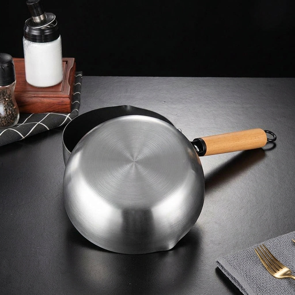 Baby Food and Milk Pan Set, Nonstick Stainless Steel Saucepan for Induction Hobs, Small Induction Cookware for Electric Hobs, Mini Camping Pot