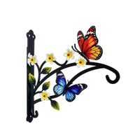 Wall-Mounted Plant Bracket Multi-Purpose Metal Plant Hanger Space-Saving