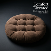Large Floor Cushion Home Decor, Tufted Breathable Cushion for Floor Seating, Round Floor Pillow Apar - Image 2