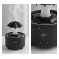 Umbrella Humidifier Decorative Rain Vapor Humidifier Vaporizer Compact Mist Maker Modern for Bedroom, Living Room