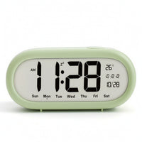 Large Display Digital Alarm Clock Tabletop Electronic Alarm Clock Compact Modern for Bedroom, Desk