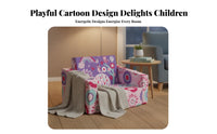 Transformable Flip-Open Sofa cleanable Cover Toddler Couch Lightthis productight for Toddlers