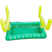 厂家现货亚马逊热卖充气橄榄球场冰吧 水陆两用托盘加厚PVC冷却器