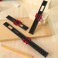 Woodworking Marking Ruler Precision Measurement Carpenter Square for DIY Makers