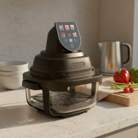 Color Interactive Interactive Panel Air Fryer Easy to Clean Visible Air Fryer Dishwasher Safe Countertop Oven for Kitchen