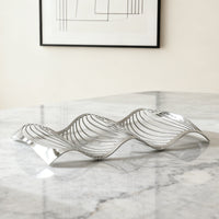 Modern Luxury Hollow Metal Fruit Tray