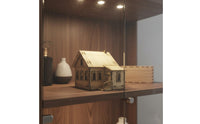WWII European Farmhouse Model Handmade Gift DIY House Model Historical