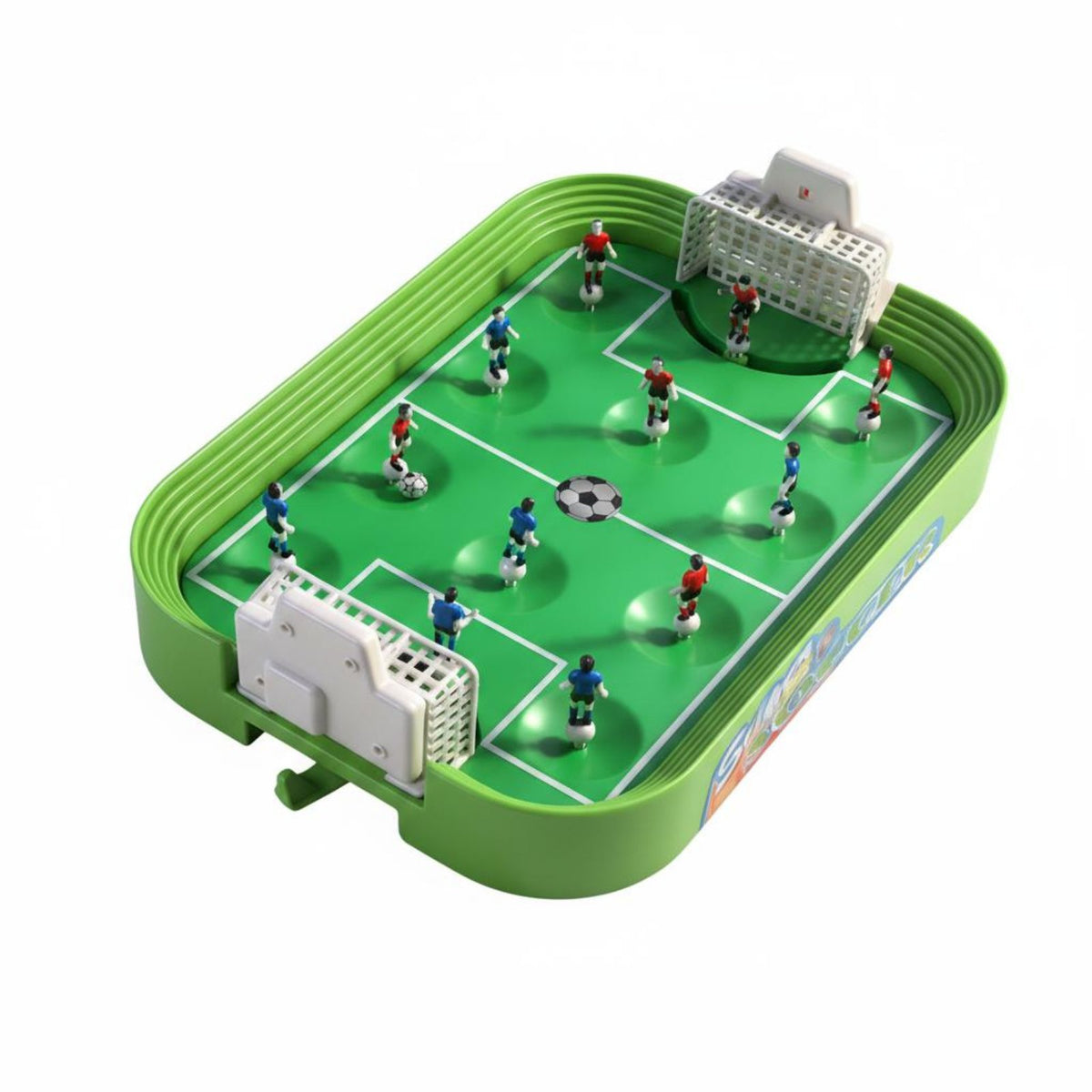 Football Game with Spring Participants Head-to-headPlayer Tabletop Football  -Paced Mini Foosball Table for Kids, Teens, Party