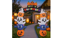 Inflatable Halloween Inflatable Decoration Outdoor Inflatable Archway Easy to Inflate Halloween Archway Cartoon for Families, Yard, Entryway, Lawn, Party