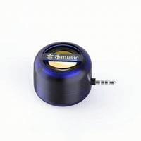 Speaker with 3.5mm Plug Compact Line-in Speaker Lightweight Mini for Travelers, Travel, Desk