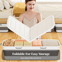 Under-Bed Rolling Bin with casters Under-Bed Rolling Drawer Lowslimline Design