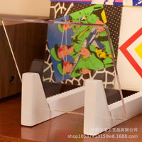 Solid Wood Vinyl Record Display Stand for Music Lovers
