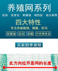 爬藤网瓜果网百香果网葡萄园网种植网大棚网吊瓜网豆角网西瓜网 60股20厘米8米宽10米长(送绳子）