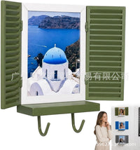 Mediterranean Window Photo & Key Holder地中海风格窗景钥匙架