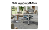 Bedside Commode Chair Foldable Design Portable Toilet Easy to Clean for Seniors