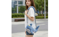 Cartoon-Style Soft Toy Animal Bag Soft Furry Animal Purse Cute Soft Toy Bag Lightweight for Teens, Students, Outings