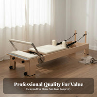 Pilates Core Bed Adjustable Resistance Pilates Reformer Multifunctional Reformer Exercise Machine for Beginners, Advanced Users, Gym