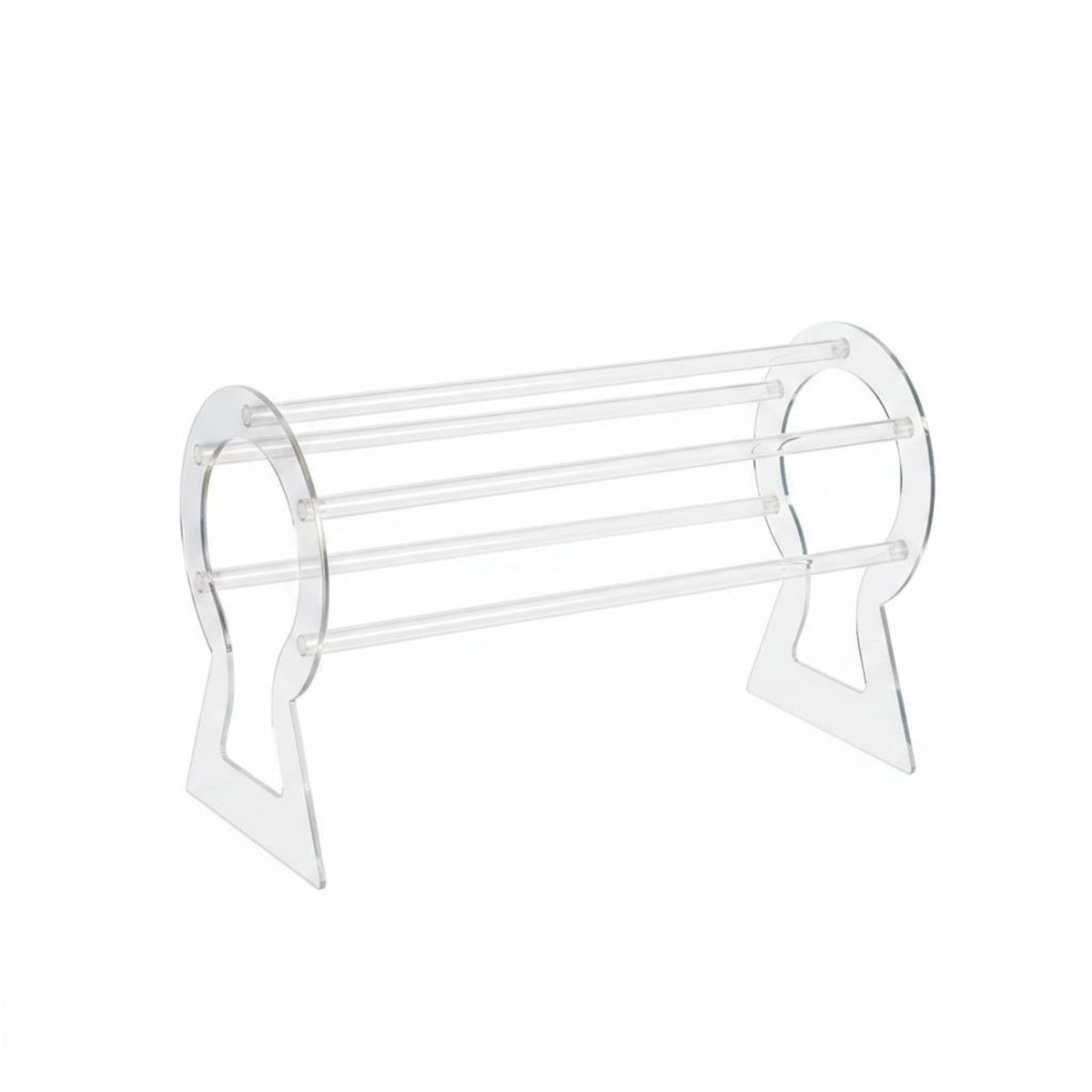 Space-Saving Acrylic Headband Rack Freestanding Hairband Display Rack Transparent Headband Holder Long-Lasting for Retail Storage, Dressing Table, Salon