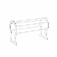 Space-Saving Acrylic Headband Rack Freestanding Hairband Display Rack Transparent Headband Holder Long-Lasting for Retail Storage, Dressing Table, Salon