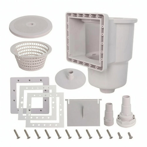 Skimmer Assembly High-Impact Pool Skimmer with Return Fitting Heavy-Duty