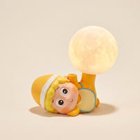 Bedside Lamp with Tray Multi-functionalUse Star Child Lamp Soft Glow for Bedroom