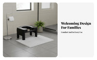 Stable Squat Toilet Converter Non-Slip over Squat Toilet Commode Strong Load-Bearing Squatting Pan Sitting Stool No Installation Required for Women, Elderly, Children, Restroom, Home