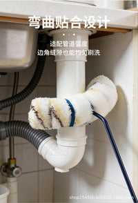 跨境专供圆形弯头圆管道滚筒刷脚手架刷子栏杆消防油漆乳胶漆专用